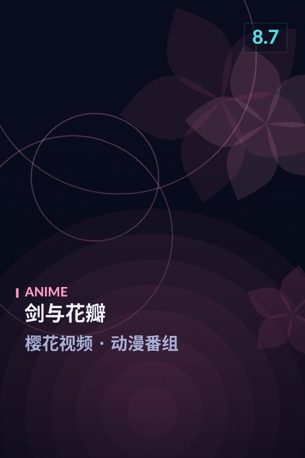 剑与花瓣海报 - 樱花视频动漫番组