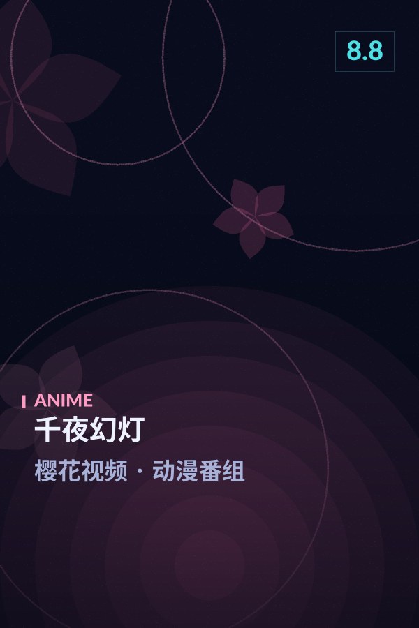 千夜幻灯海报 - 樱花视频动漫番组